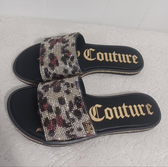 Juicy Rhinestone Slides - Picture 1 of 8
